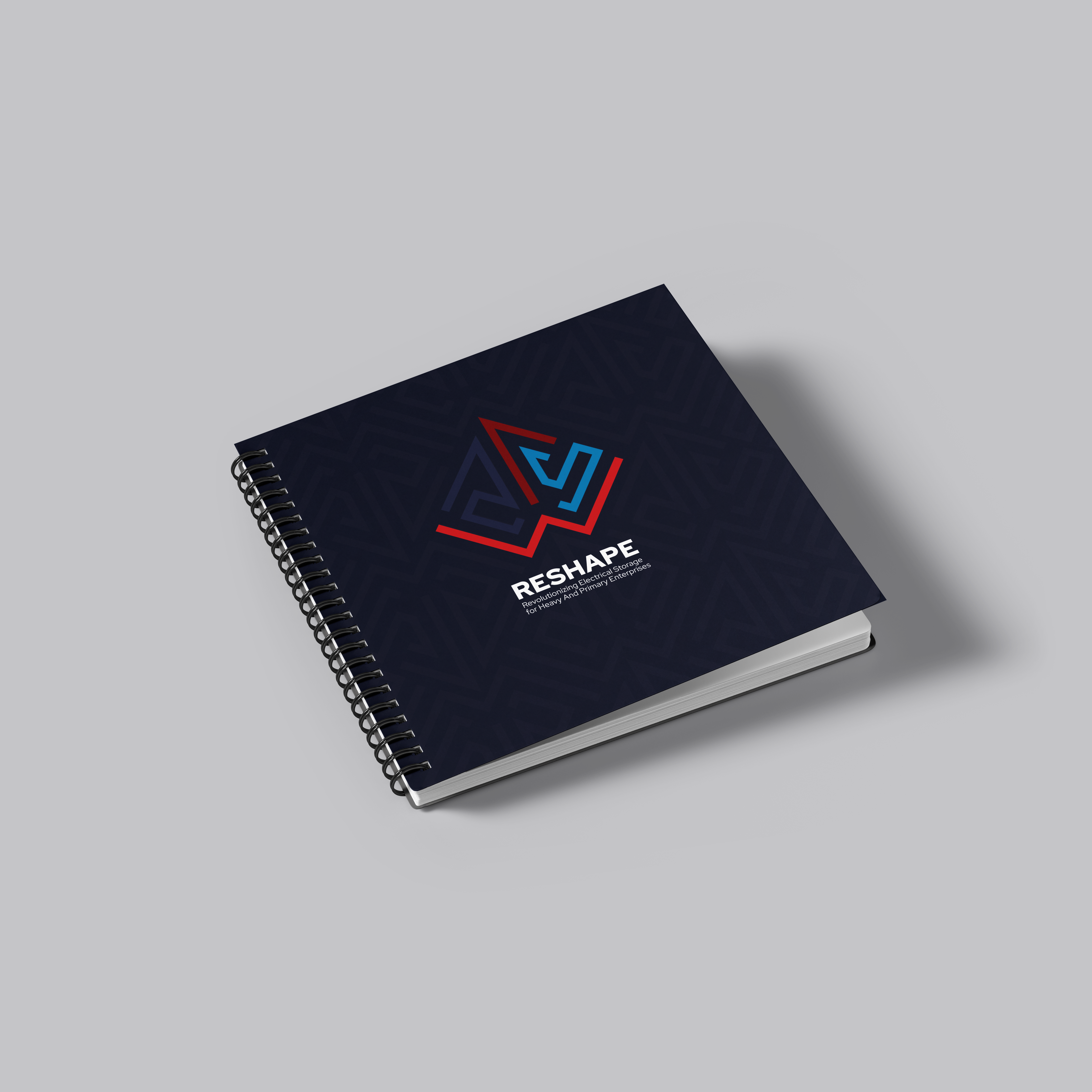 reshape branded spiral notebook