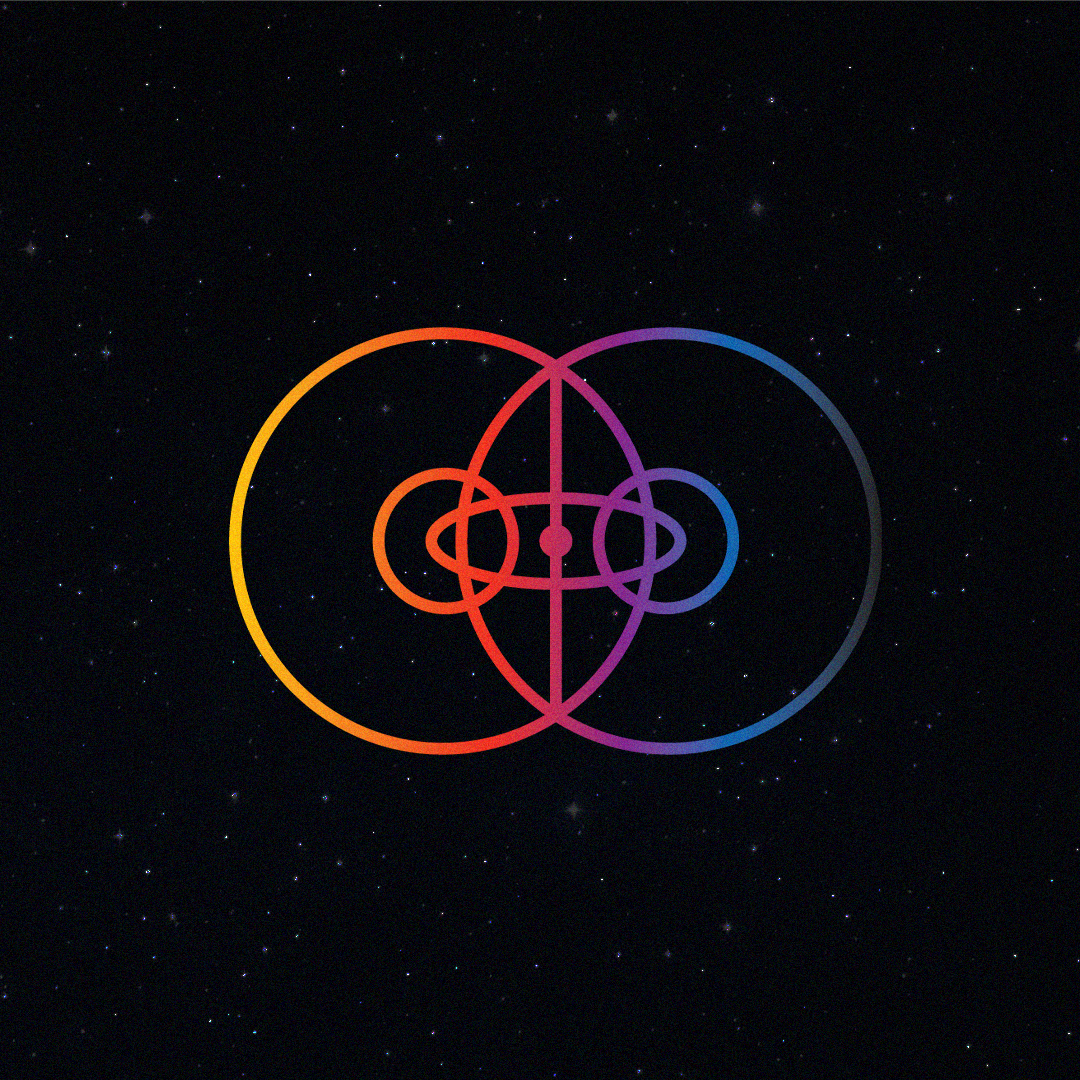 logo in a rainbow gradient