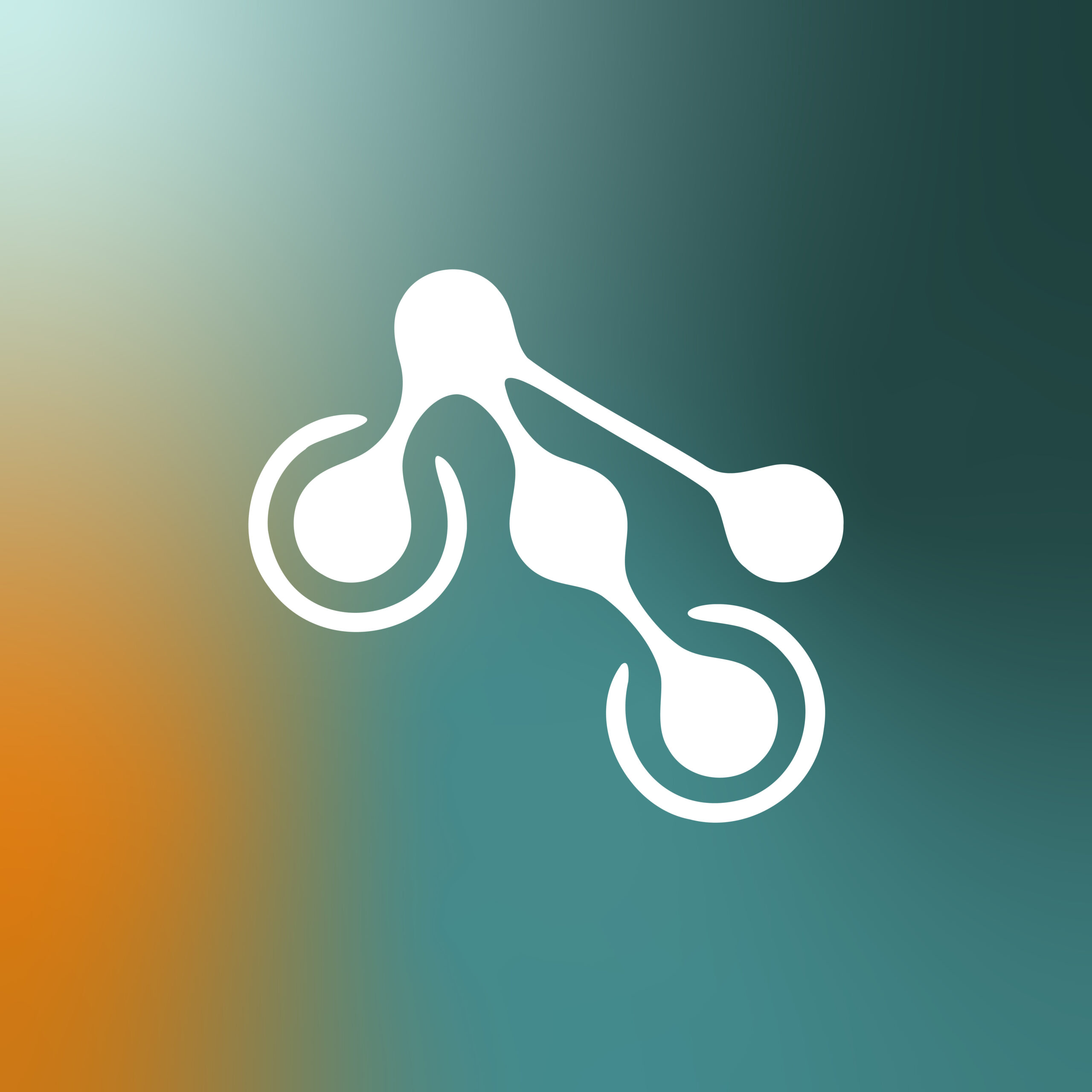 logo on gradient background